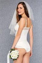 Takim Hemd Met Slipje - XL - Wit - Sexy Lingerie & Kleding - Lingerie Dames -  Dames Lingerie - Topjes