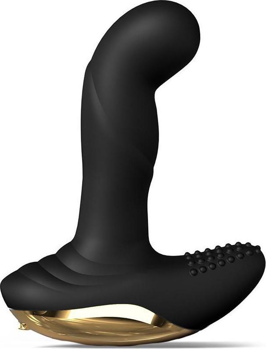 Goedkoopste Dorcel - P-Finger - Verwarmende Prostaat Vibrator - Met Afstandsbediening - Zwart