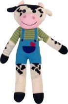 Knuffel - Doudou - Knuffelsok Emma De Koe - 50cm
