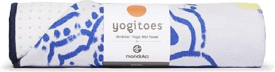 Manduka Yogitoes Skidless Yoga Handdoek – Chakra Blue – Blauw- 173 x 61 cm