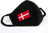 GetGlitterBaby - Katoen Mondkapje  / Wasbaar Mondmasker - Denemarken / Deense Vlag