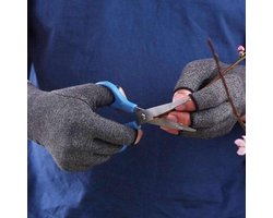 Reuma Handschoenen - Compressie - 1 Paar - Artrose - artritis - Maat M - Thuiswerk handschoenen - Grijs - Handschoenen - Carpaal Tunnel