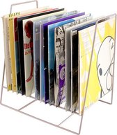 LP vinyl platen bladerrek opbergrek - opbergen 60 tot 70 lp vinyl platen - goud roze