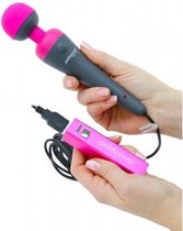 Palm Power Plug & Play - Wand Vibrator - Zwart - Sextoys - Vibrators - Vibo's - Vibrator Speciaal