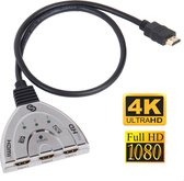 Sonnon HDMI Splitter - HDMI Switch - Metallic - 3 ingangen
