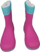 Warme kinderlaarzen - Roze / Lichtblauw - Maat 28 - Laarzen