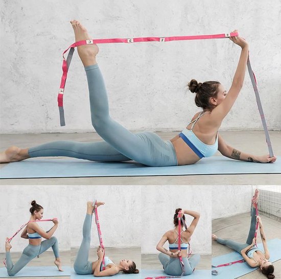 Holistische super yoga spier stretching riem - ook voor dans en pilates van HOLI — afbeelding 2