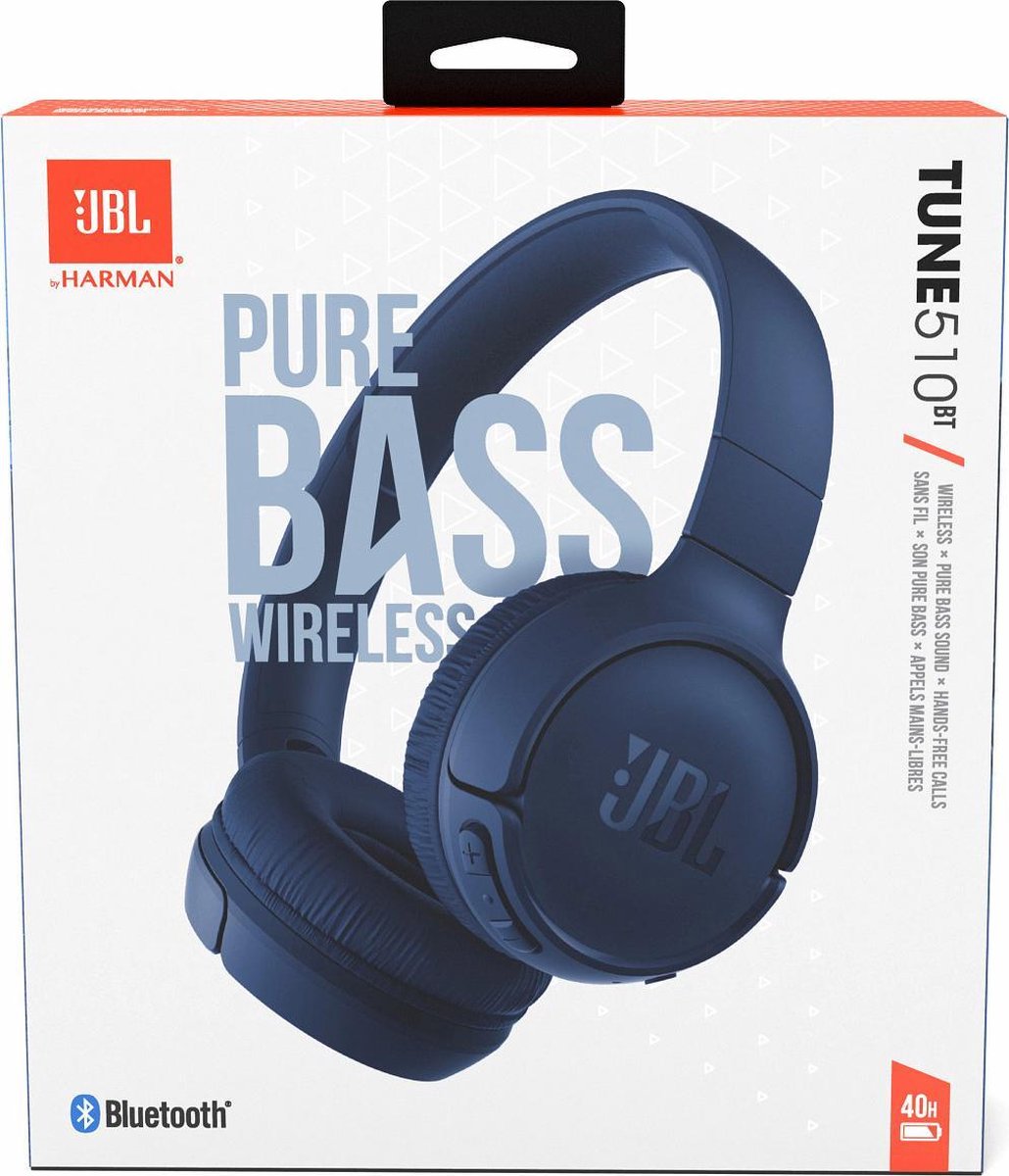 JBL Tune 510 Écouteurs Sans fil Arceau Musique USB Type-C Bluetooth Bleu |  bol.