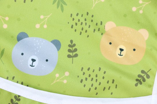 KliederZ baby eetslabbetje met opvangbakje - set 2 stuks slabber jongen - Kranig & Krachtig - FP04 van KliederZ — afbeelding 2