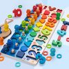 Afbeelding van het spelletje 101 delig leerbord kind - Voor het leren van cijfers/kleuren/tellen