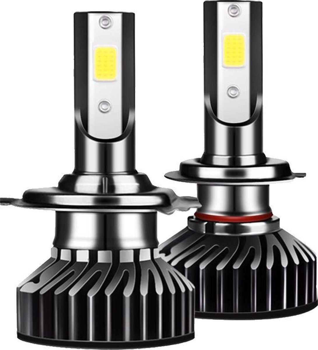 H7 LED 8000K Wit Dimlicht - Koplampen (set) (Dimlicht - Mistlamp - Groot licht) Autolamp universeel