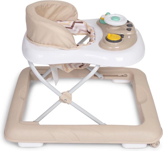 Little World Loopstoel - Babywalker Pluto - Beige van Little World — afbeelding 4