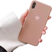 iPhone Xs Max Hoesje Siliconen Bruin