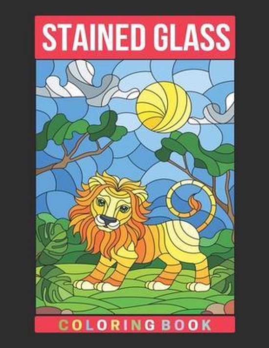 Stained Glass Coloring Book - cover