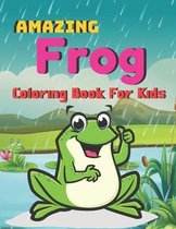 Amazing frog coloring Book for kids