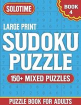 Sudoku Puzzle Book For Adults Large Print 4