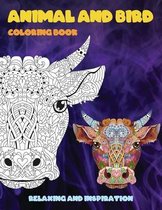 Animal and Bird - Coloring Book - Relaxing and Inspiration