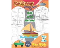 How To Draw Things That Go With Grid Method Step By Step For Kids