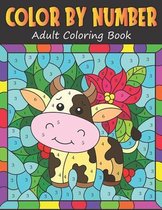 Color By Number Adult Coloring Book