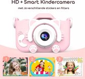 Kindercamera roze educatief speelgoed - GRATIS Micro SD Kaart 32GB - HD 1080p - Vlog Camera voor Kinderen - Digitaal Kinderfototoestel - Klein Formaat Speelgoed Camera -