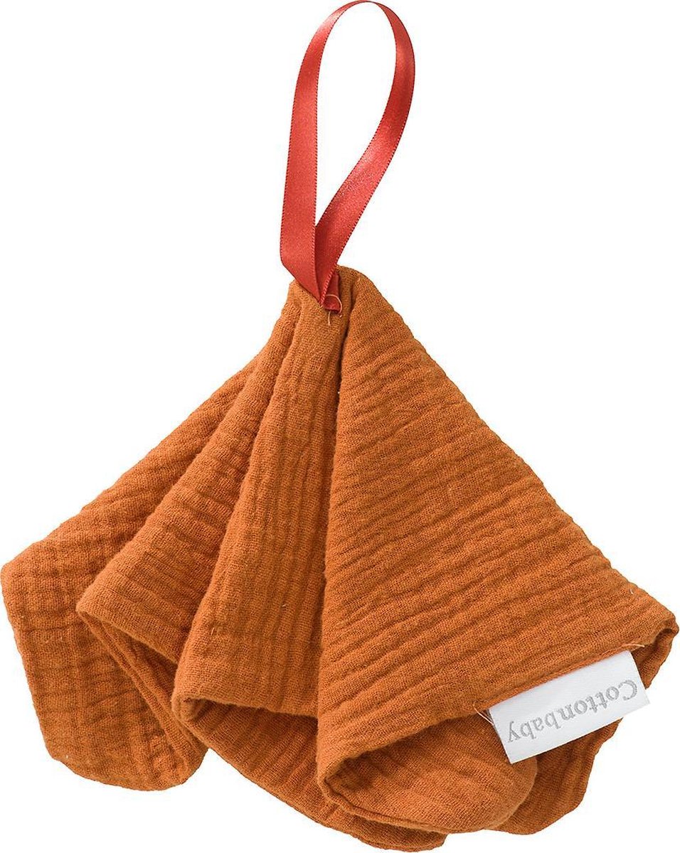 Goedkoopste Cottonbaby speendoekje - Cottonsoft - roest