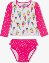 Hatley UV Meisjes Zwemset Broek + Tshirt Cool Treats - 74/80