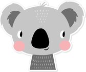 Meestersticker koala muurdecoratie - muurcirkel - kinderkamer - babykamer