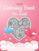 Heart Coloring Book For Adult