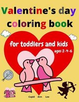 Valentine's day coloring book for toddlers and kids: A book about animals in love: cats, bears, giraffes, dogs, crocodiles, birds and more. Coloring book for children 2-4, 4-6 years