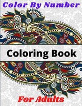 Color By Number Coloring Book For Adults