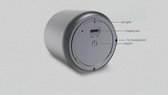 Mini Linkable Metal speaker - Wit- TWS True Wireless Soundsystem -  Bluetooth 5.0 - koppelbaar - XD-Xtreme
