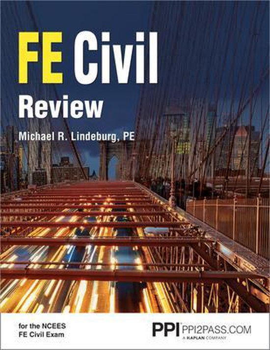Ppi Fe Civil Review A Comprehensive Fe Civil Review Manual