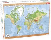Puzzel World Map 1000 Stukjes