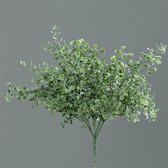 Brynxz - Gingko-Bush Frosted-Flocked - Kunstplant - Lengte ca. 25 cm