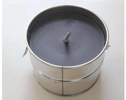 Rustik Lys - buitenkaars in blik - 2,6kg - Zwart