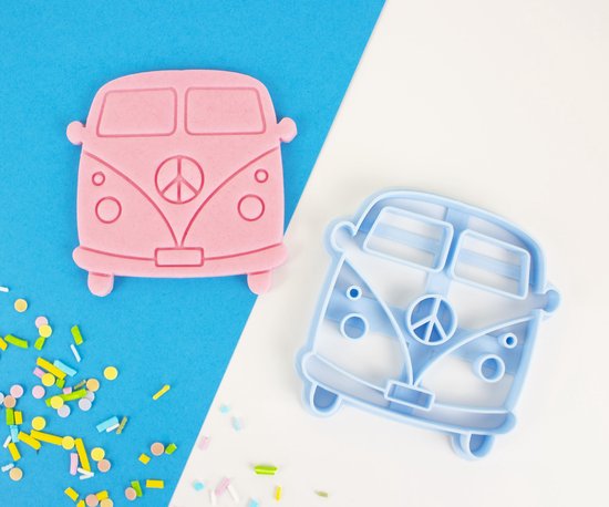 Bus hippie - emporte-pièce Volkswagen - emporte-pièces - biscuits - fondant  - moule à... | bol.com