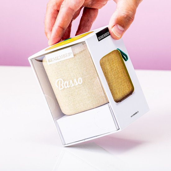 Remember Bluetooth Speaker Basso - Verde van Kreafunk — afbeelding 3
