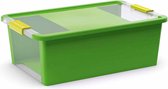 Kis Bi-box - Opbergbox M - Groen - 26 Liter - 55x35xh19cm - (Set van 7) En Yourkitchen E-kookboek - Heerlijke Smulrecepten