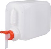 Jerrycan 5 liter met kraan – handig stapelbaar – UN gekeurd – voor water en gevaarlijke vloeistoffen – inclusief dop – totaal te legen