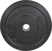 Crossmaxx Bumper Plates - 50mm - per stuk - 10 kilo - Zwart