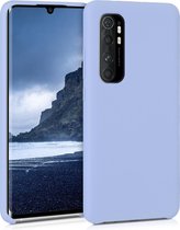 kwmobile telefoonhoesje voor Xiaomi Mi Note 10 Lite - Hoesje met siliconen coating - Smartphone case in mat lichtblauw