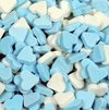 Fortuin Mini Vruchtenhartjes Blauw-wit - 1 kilo