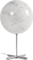 globe Lamp 30cm diameter RVS wit met verlichting NR-0331GLGL-GB