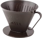 Fackelmann koffiefilter houder no. 4 voor isoleerflessen bruin