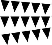 e-Carnavalskleding.nl Vlaggenlijn zwart | zwarte slinger 10 meter