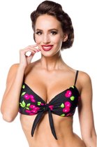 Belsira Bikinitop -XL- 50196 Zwart/Roze