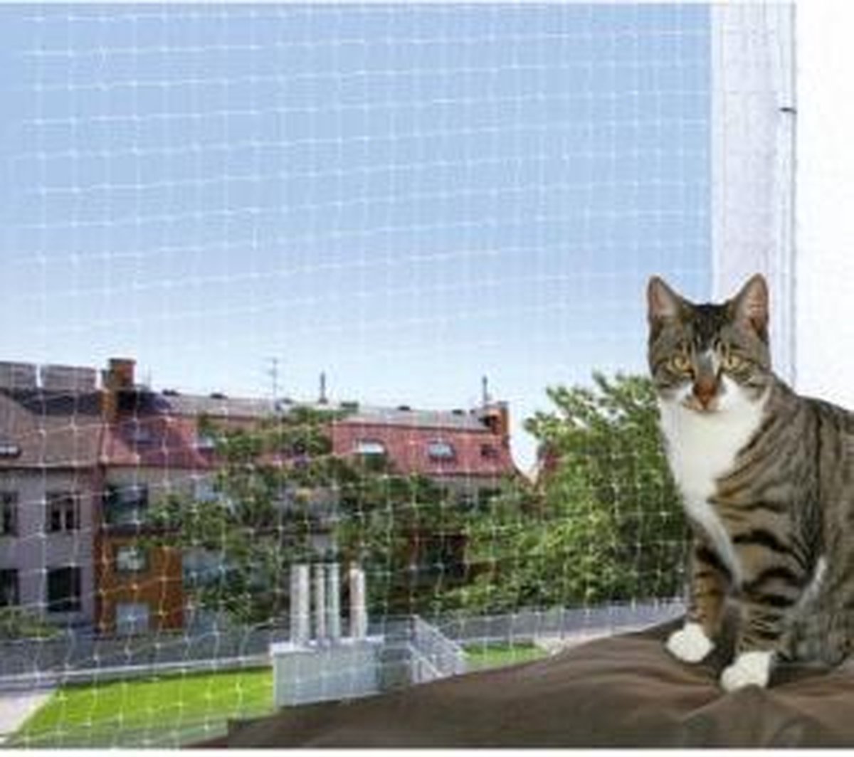 Trixie Net voor Balkon - Transparant - 6 x 3 m - Trixie