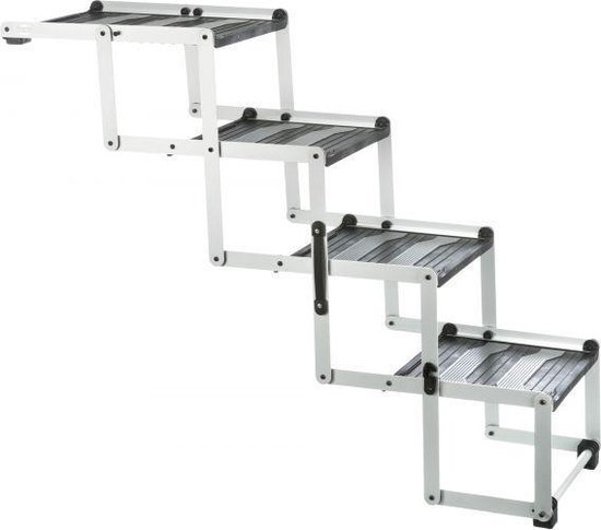 Opvouwbare hondentrappen aluminium/kunststof/tpr Trixie