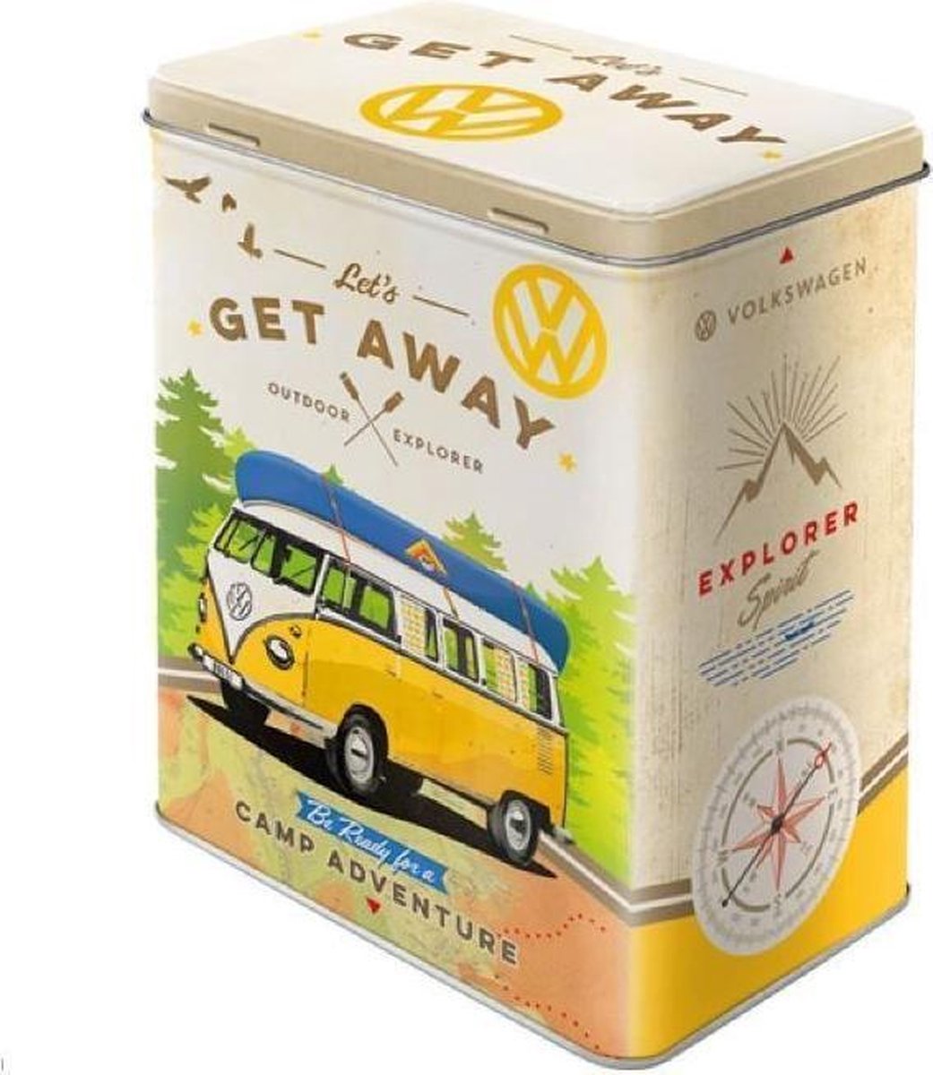 Bewaarblik Volkswagen T1 bus - let's get away