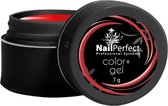 Nail Perfect Color+ Gel Red 7gr